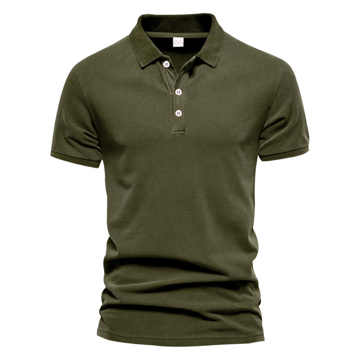 Herren Poloshirt aus atmungsaktivem Baumwollmix mit feuchtigkeitsregulierenden Eigenschaften Echoarchiv