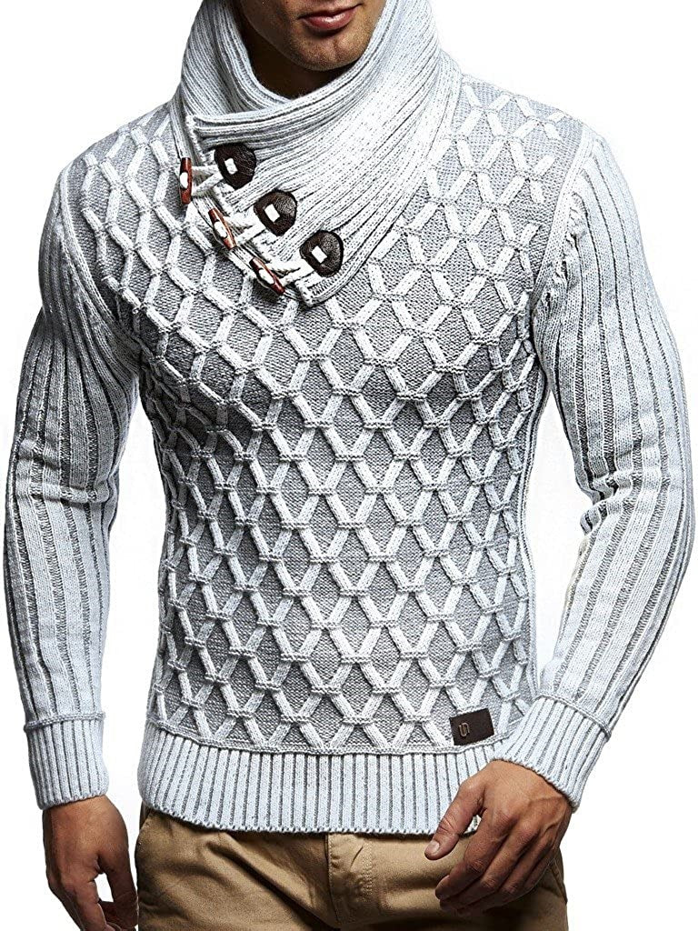 Herren Strickpullover mit innovativem Wellenmuster Echoarchiv