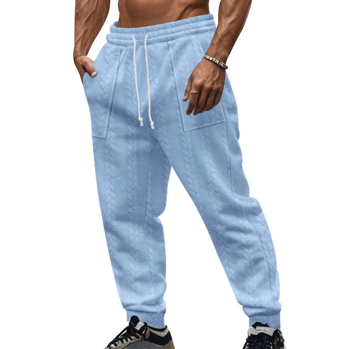 Herren Bequeme Trainingshose mit seitlichen Taschen und regulierbarem Kordelzug Echoarchiv