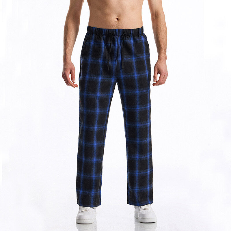 Herren Flanell-Pyjama-Hose mit komfortablem Gummibund Echoarchiv
