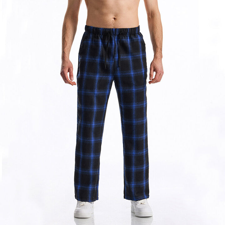 Herren Flanell-Pyjama-Hose mit komfortablem Gummibund Echoarchiv