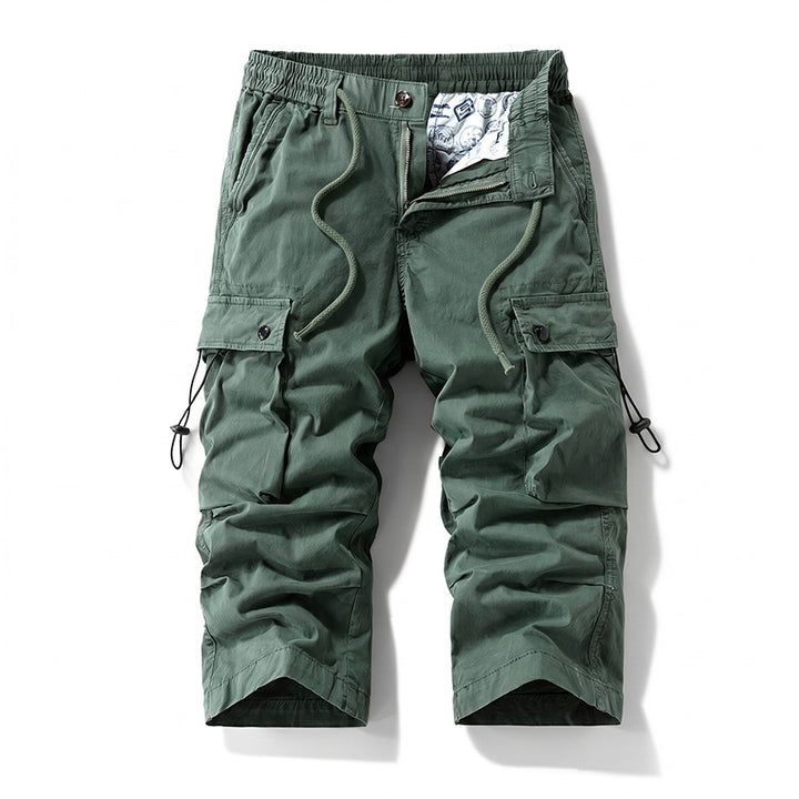 Herren 3/4-Trekking-Cargohose mit elastischem Bund, Tunnelzug und variabler Taschenorganisation Echo Archiv