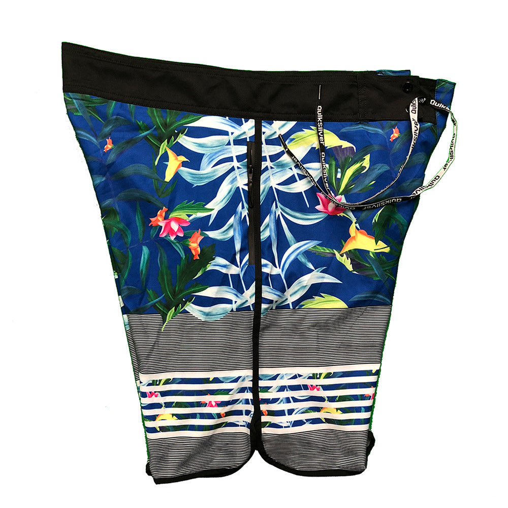 Herren Badeshorts mit modischem Floral-Design und schnelltrocknendem Material Echoarchiv