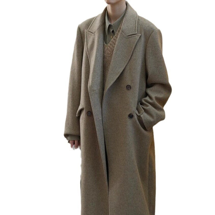 Damen Elegante und moderne Wool Trenchcoat Echoarchiv