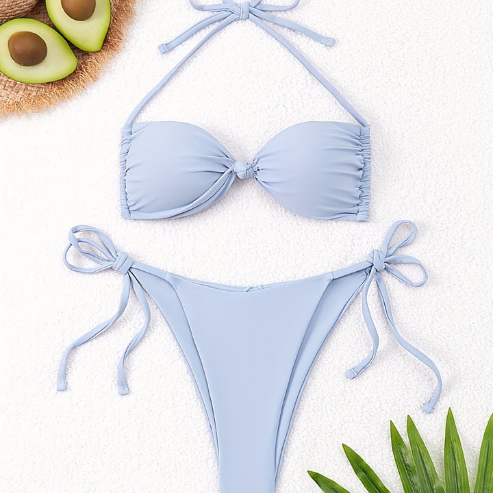 Damen Bandeau-Bikini mit tausend Möglichkeiten zur Anpassung Echo Archiv