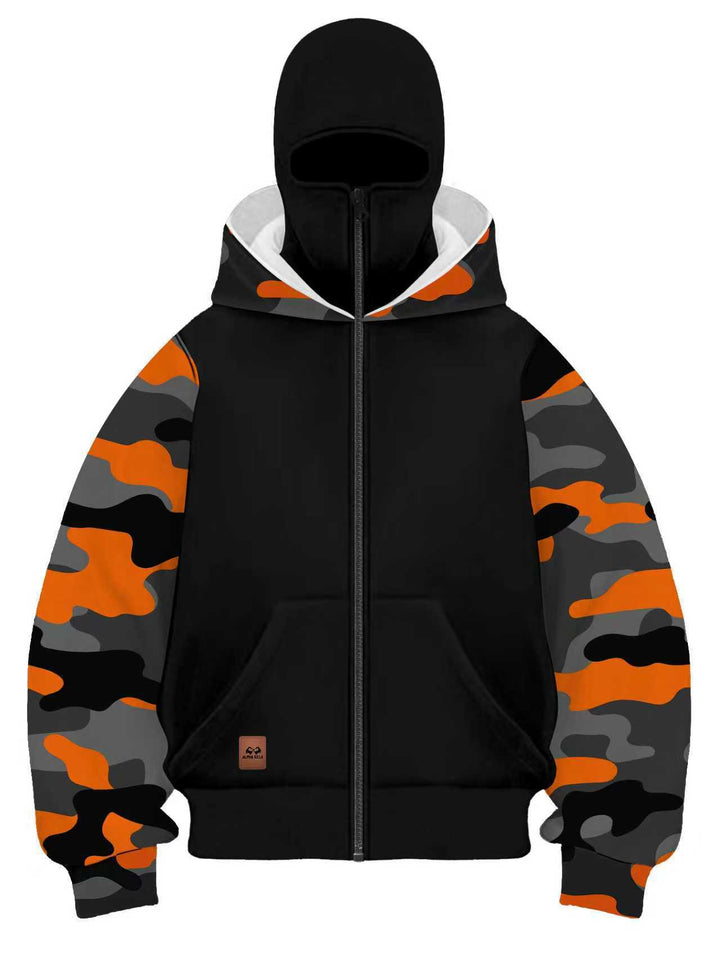 Herren Modische Camouflage Kapuzenjacke Echo Archiv