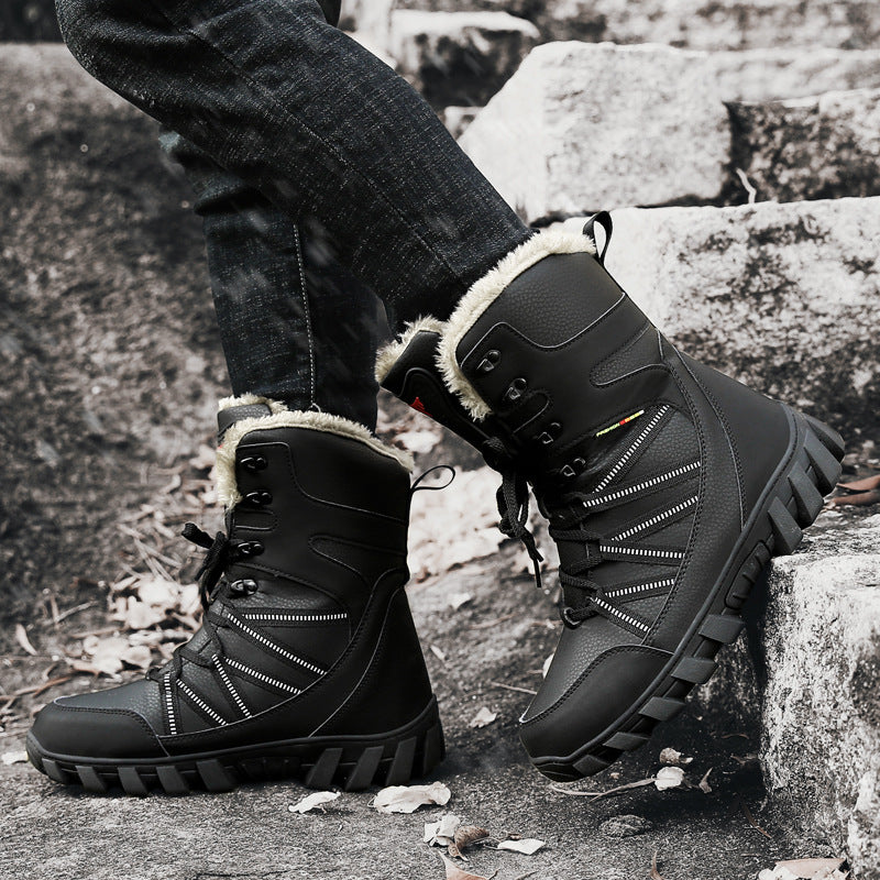 Damen Gefütterte Winterstiefel mit Kunstfellrand, wasserdichter Konstruktion und griffiger Profilsohle Echo Archiv