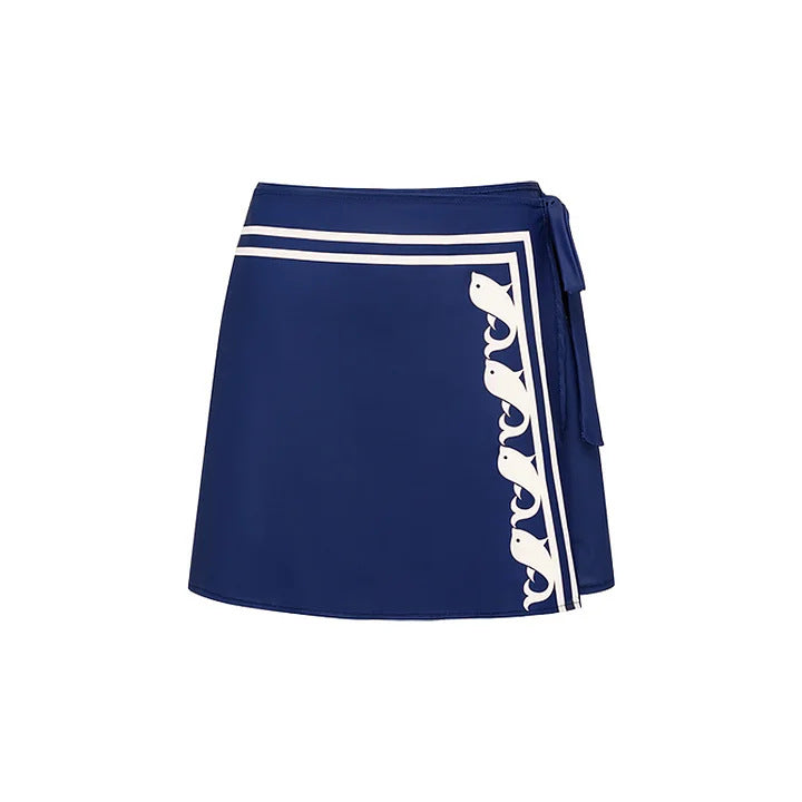 Damen Einteiler Badeanzug mit raffiniertem Cut-Out und dekorativen Schleifen Echo Archiv