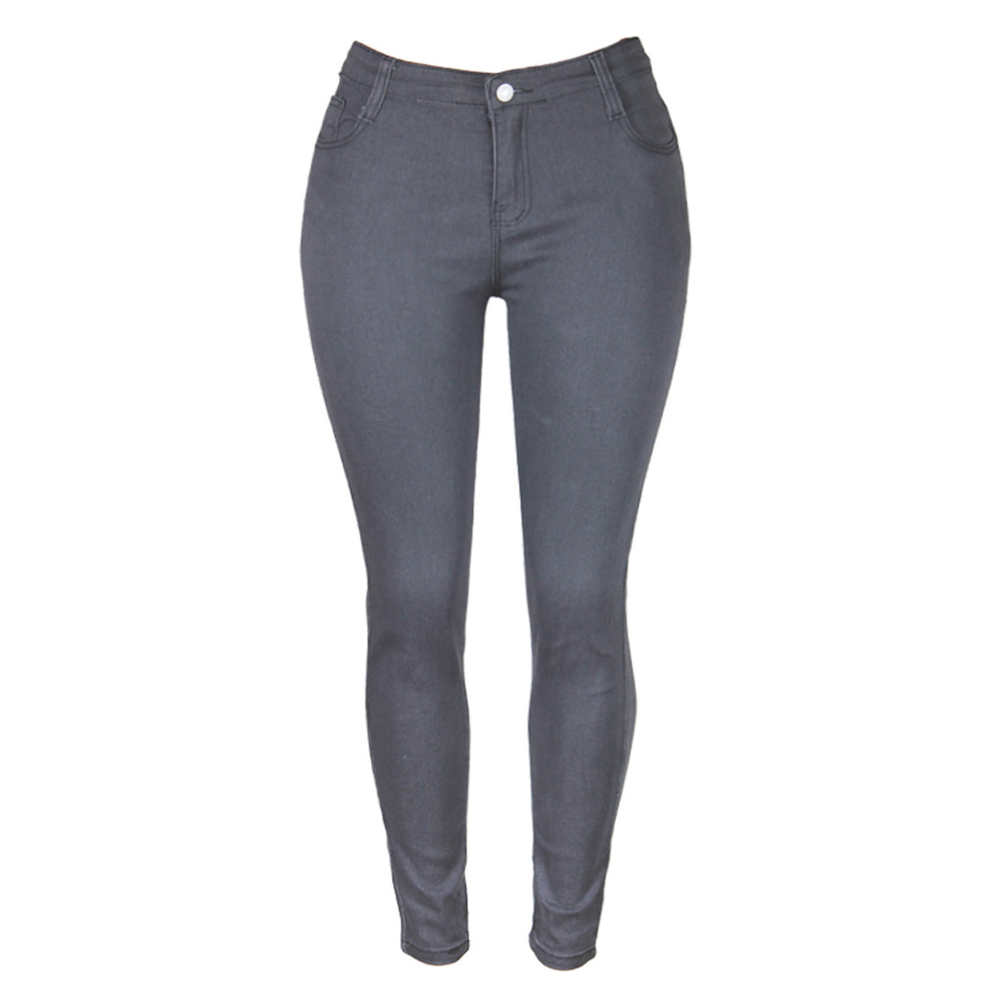 Damen nan hochgeschnittene Sculpt-Skinny-Jeans mit formendem Stretchbund und klassischem Five‑Pocket‑Schnitt Echo Archiv