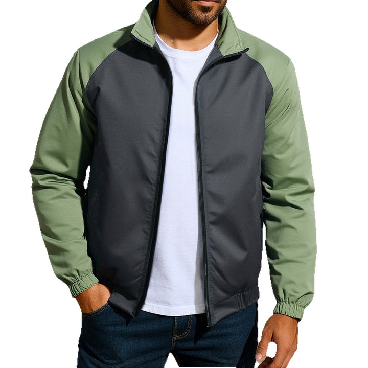 Herren leichte Funktionsjacke mit schützendem Stehkragen Echoarchiv
