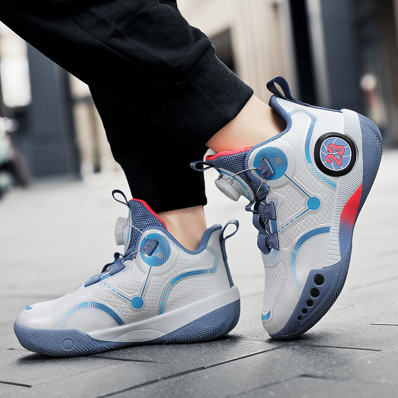 Herren Sportlicher Basketball-Low-Top mit BOA-Verschluss und gedämpfter Cupsohle – Norré