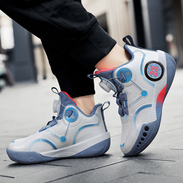Herren Sportlicher Basketball-Low-Top mit BOA-Verschluss und gedämpfter Cupsohle – Norré