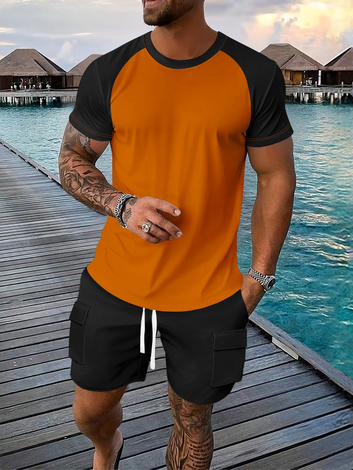 Herren Sport T-Shirt mit Raglanärmeln Echoarchiv