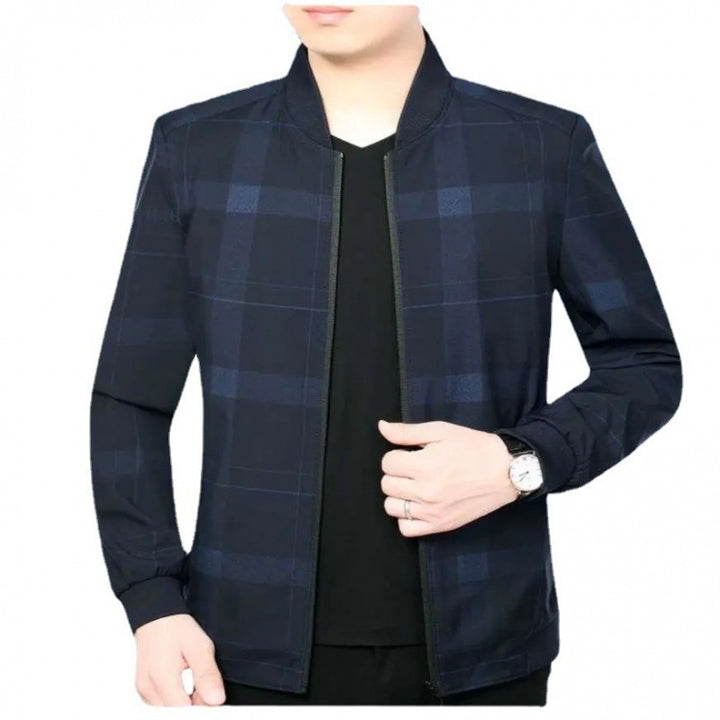 Herren modische Karojacke mit innovativem Schnitt Echoarchiv