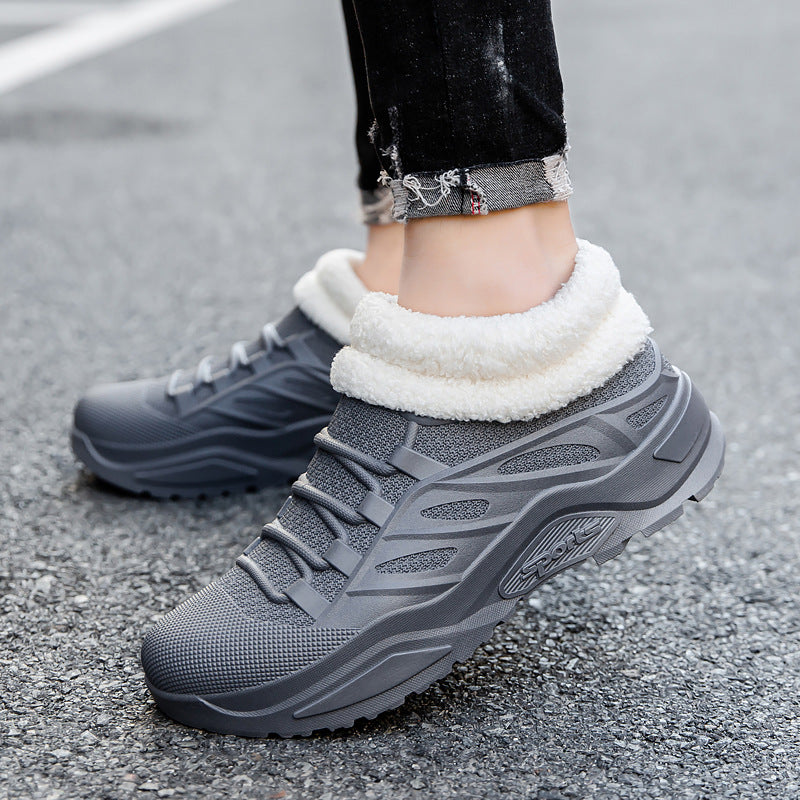 Damen Gefütterte Slip-On Sneaker-Clogs mit Teddyfutter Echoarhiv