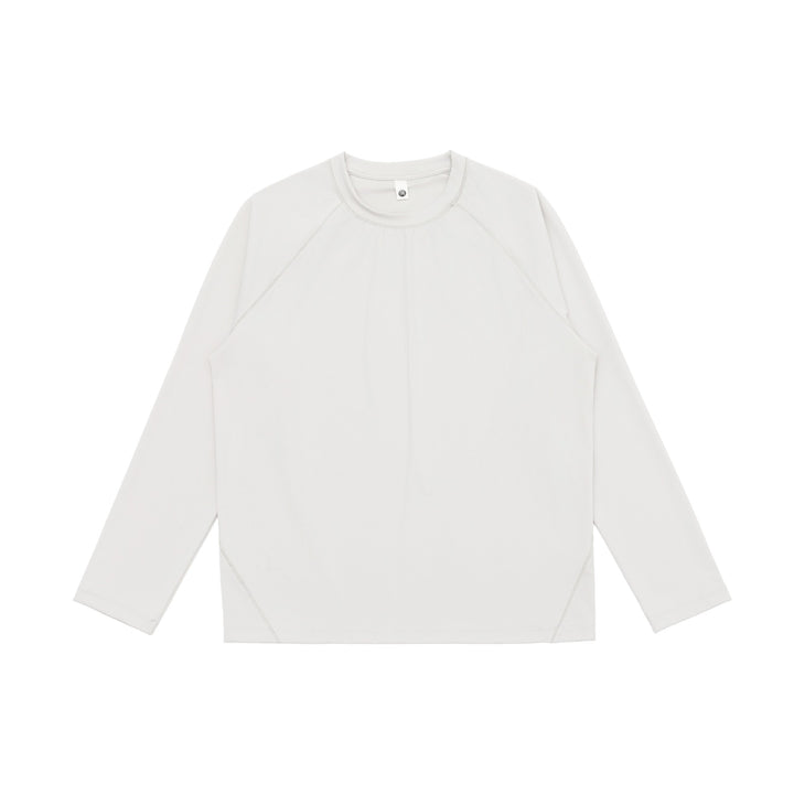 Unisex Lockeres Raglan‑Sweatshirt aus French‑Terry mit Flatlock‑Nähten Echoarchiv