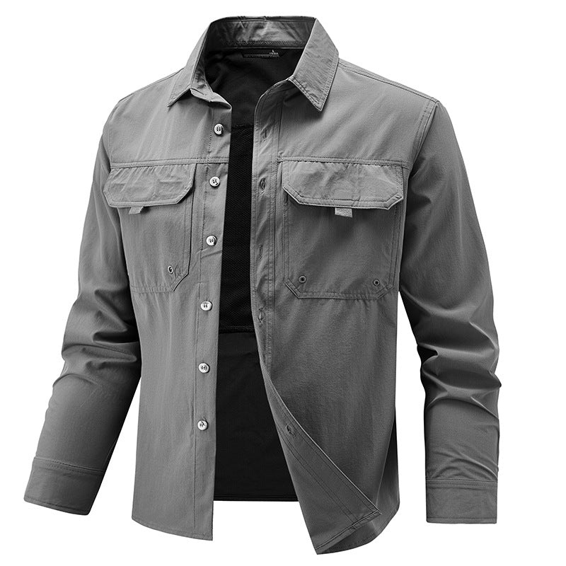 Herren Praktische Outdoor-Hemdjacke Echo Archiv