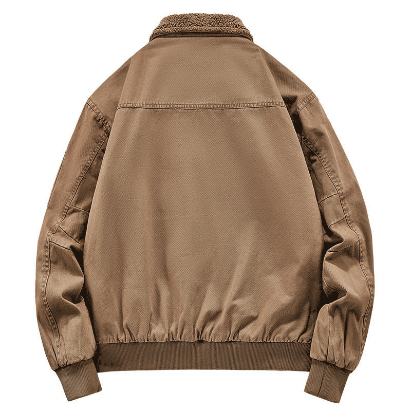 Herren Stilvolle Bomberjacke mit Fleecefutter Echo Archiv
