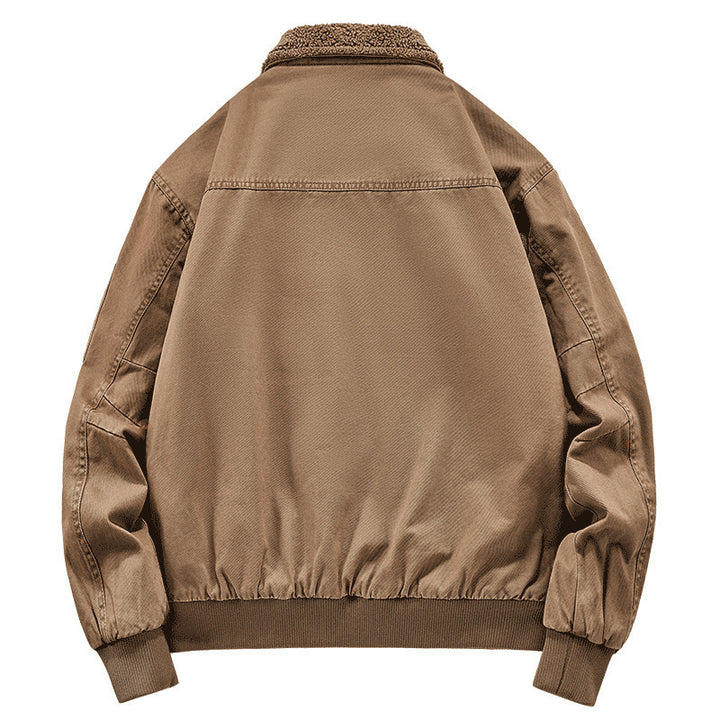 Herren Stilvolle Bomberjacke mit Fleecefutter Echo Archiv