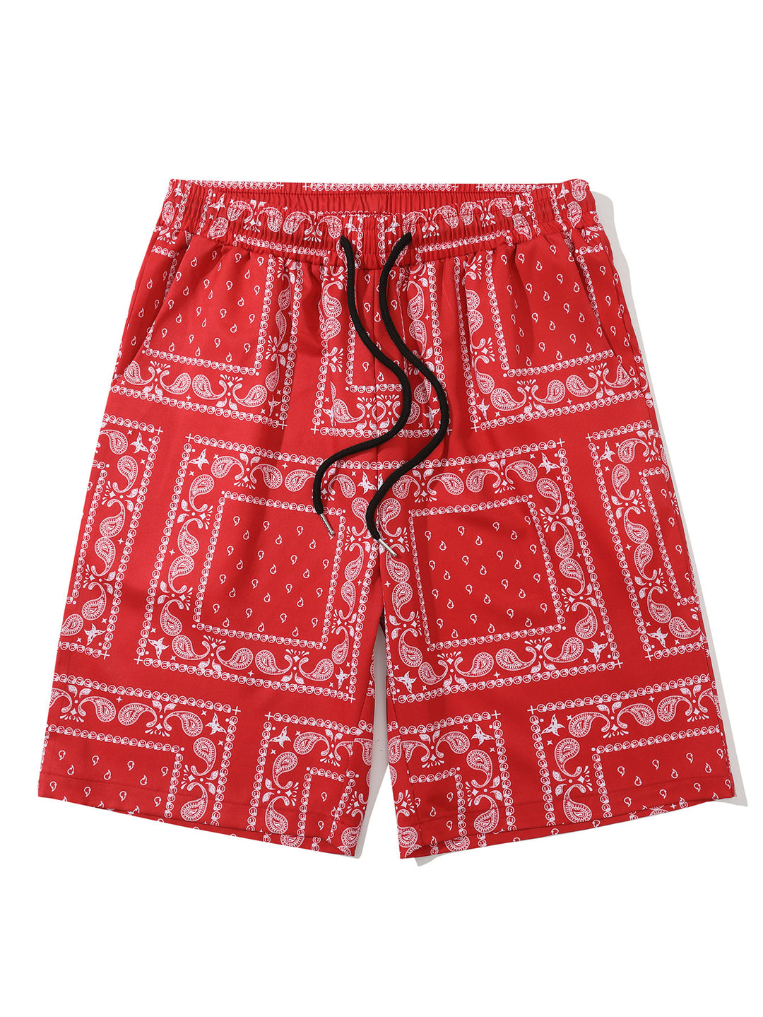 Herren Badeshorts aus atmungsaktivem Material mit modernem Paisleymuster Echoarchiv