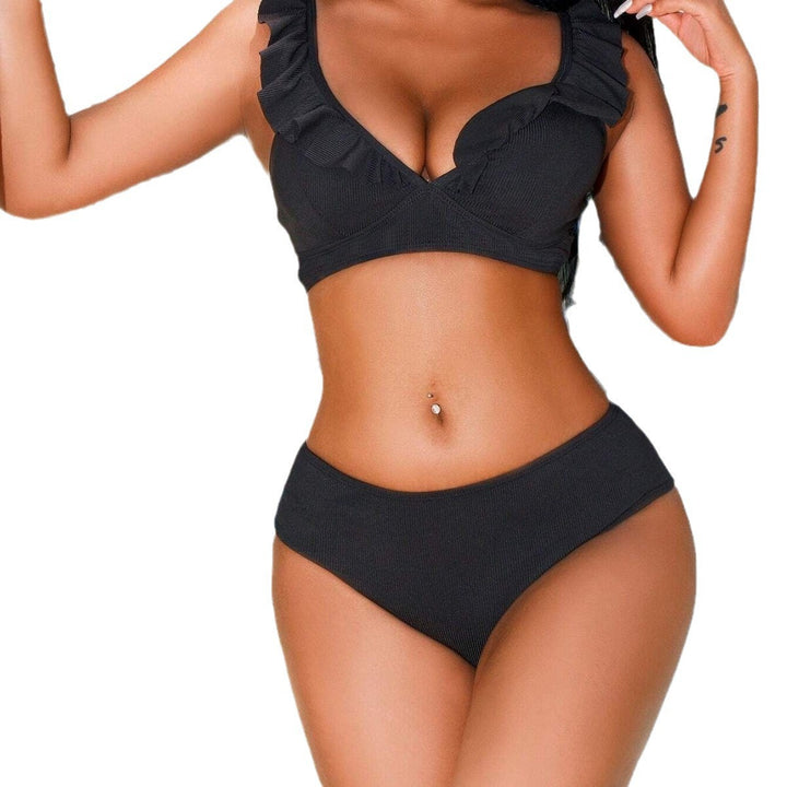 Damen Strand-Bikini mit verspielten Rüschen Echo Archiv
