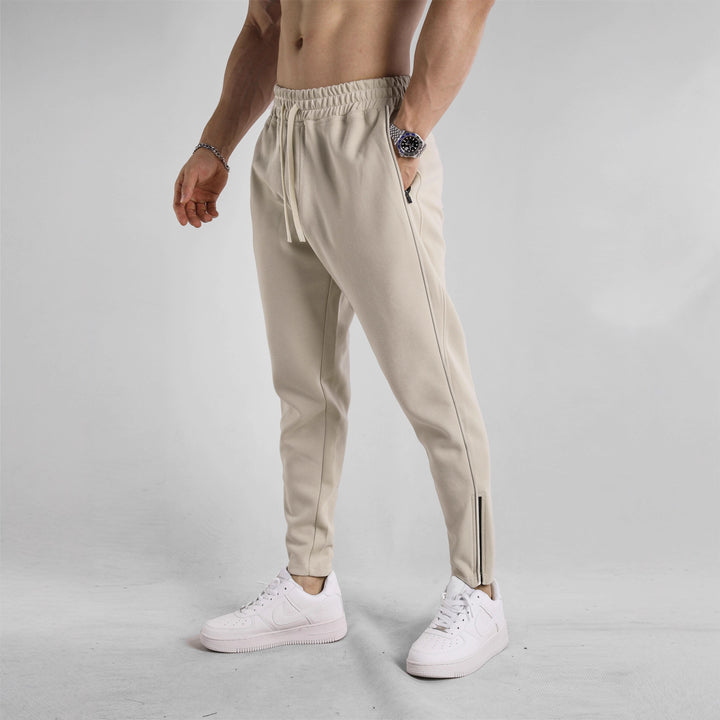 Herren Sportliche Jogginghose mit elastischem Bund und seitlichen Reißverschlusstaschen Echoarchiv