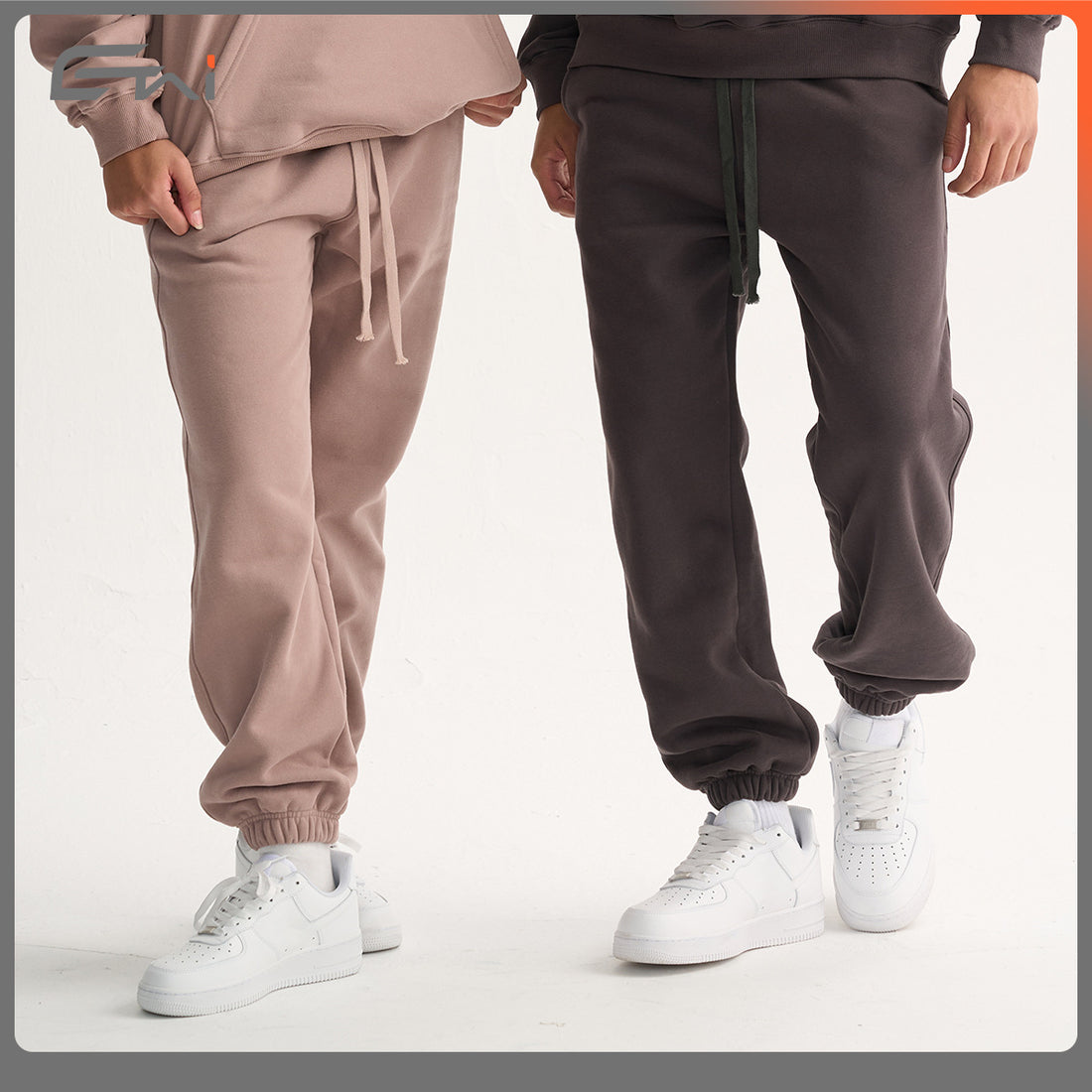 Unisex Oversize Baumwoll-Hoodie mit tiefer Schulterlinie und Kängurutasche Echo Archiv