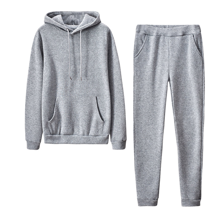 Damen nan Cozy-Loungewear-Set mit oversized Hoodie, Kängurutasche und schmaler Highwaist-Jogginghose Echo Archiv