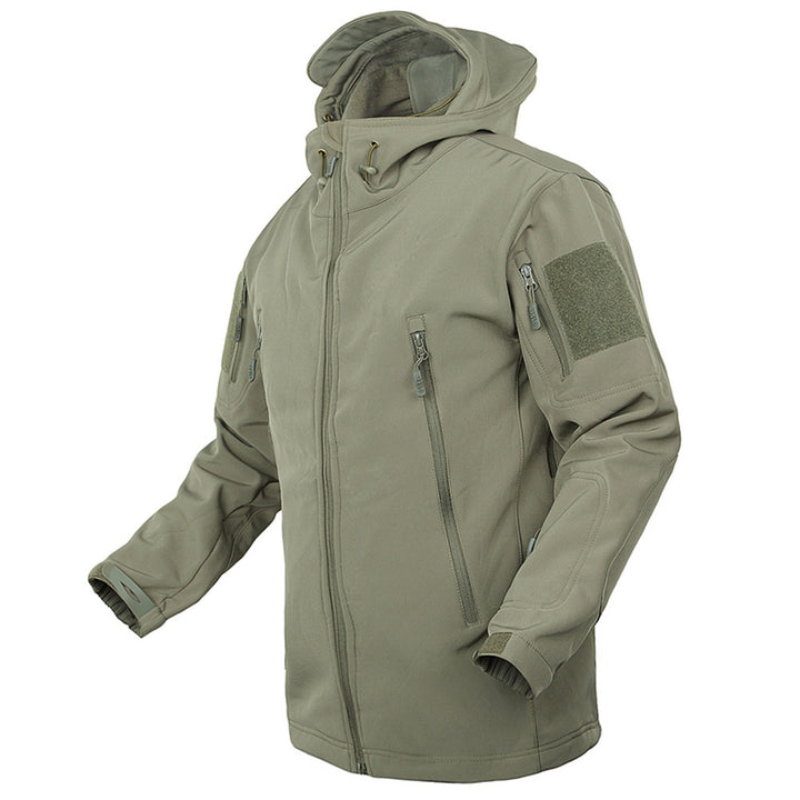 Herren technische Softshelljacke mit abnehmbarer Kapuze Echoarchiv