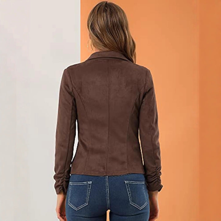 Damen Eleganter Velours-Blazer mit schmaler Passform Echo Archiv
