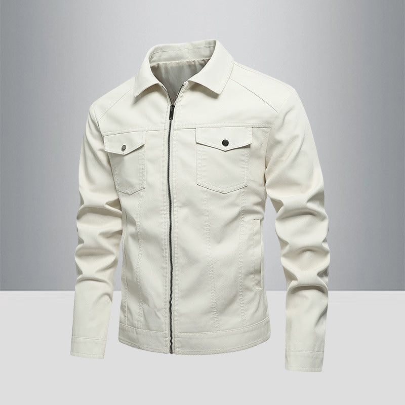 Herren Modische Sommerjacke im Biker-Stil Echo Archiv