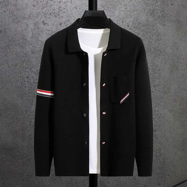 Herren Hemdjacke mit modernem Schnitt und sportlichen Akzenten Echoarchiv