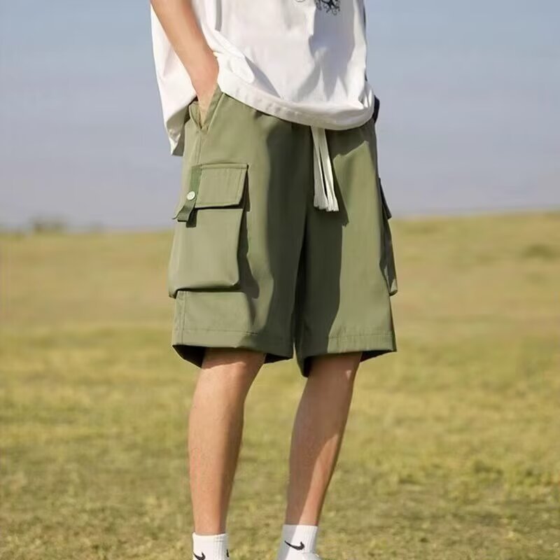 Herren Cargo-Shorts mit multifunktionalen Taschen und elastischem Bund Echoarchiv