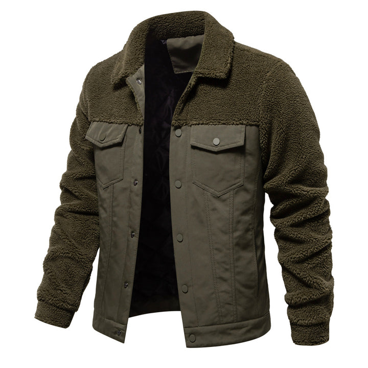 Herren gefütterte Jacke im Jeansstil Echoarchiv