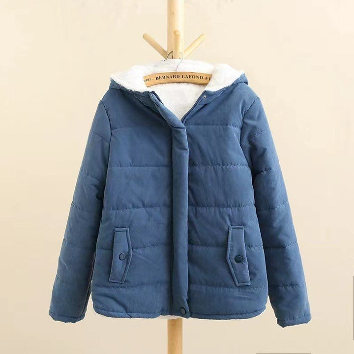 Damen nan gesteppte Kapuzenjacke mit Teddyfutter, verdeckter Druckknopfleiste und aufgesetzten Taschen Echo Archiv
