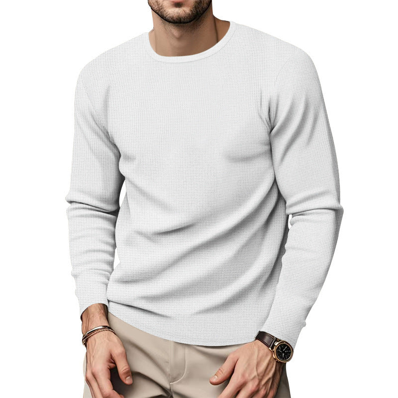 Herren Langarmshirt im strukturierten Design Echoarchiv