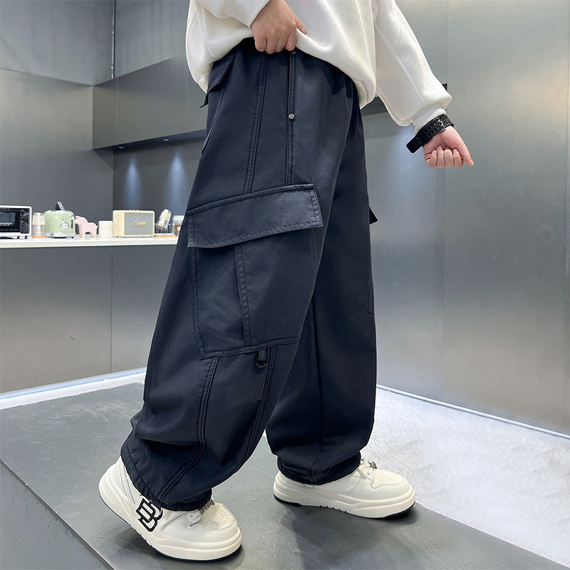Damen lässige Cargo-Hose mit tiefen Taschen Echo Archiv