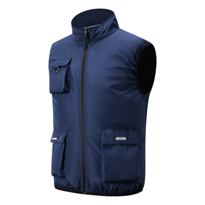 Herren nan leichte multifunktionale Outdoorweste mit Reißverschluss und Mehrfachtaschen Echo Archiv
