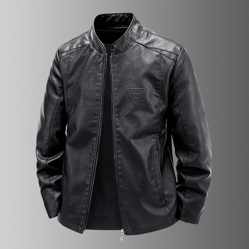 Herren Hochwertige Kunstlederjacke Echo Archiv