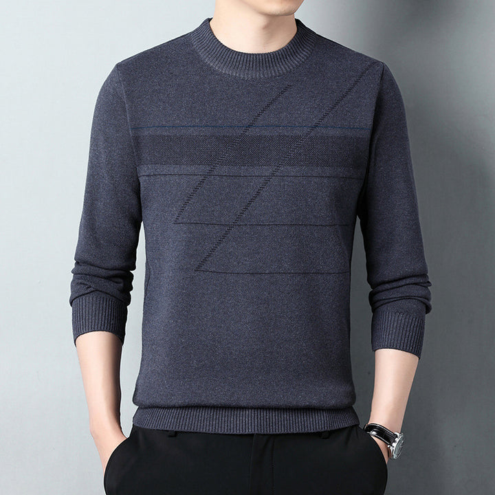 Herren modischer Strickpullover mit grafischem Muster Echoarchiv