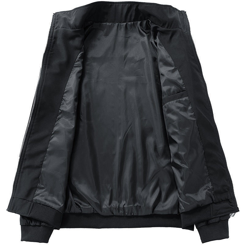Herren Modische Bomberjacke mit hohem Kragen Echo Archiv