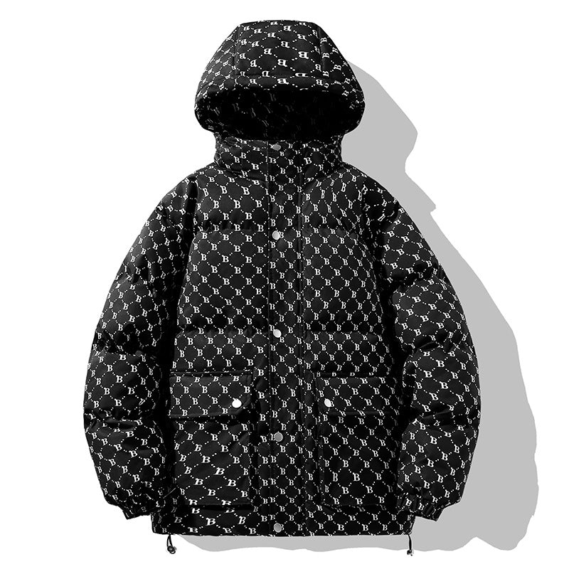 Herren Wattierter Kapuzenparka mit Thermofüllung wasserabweisender Oberfläche & Multifunktionstaschen Echo Archiv