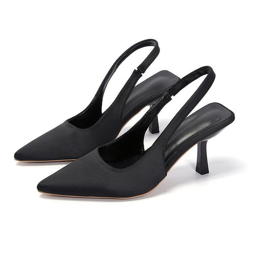Damen Slingback-Pumps mit spitzer Zehenpartie und schmalem Kitten-Heel – Lioré