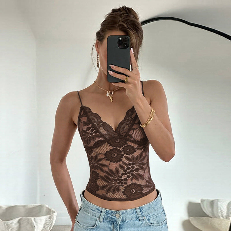 Damen Spitzenbustier mit verführerischen Blumenmustern Echo Archiv