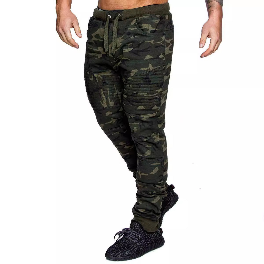 Herren Slim-Fit Jogginghose mit strukturierten Einsätzen Echoarchiv