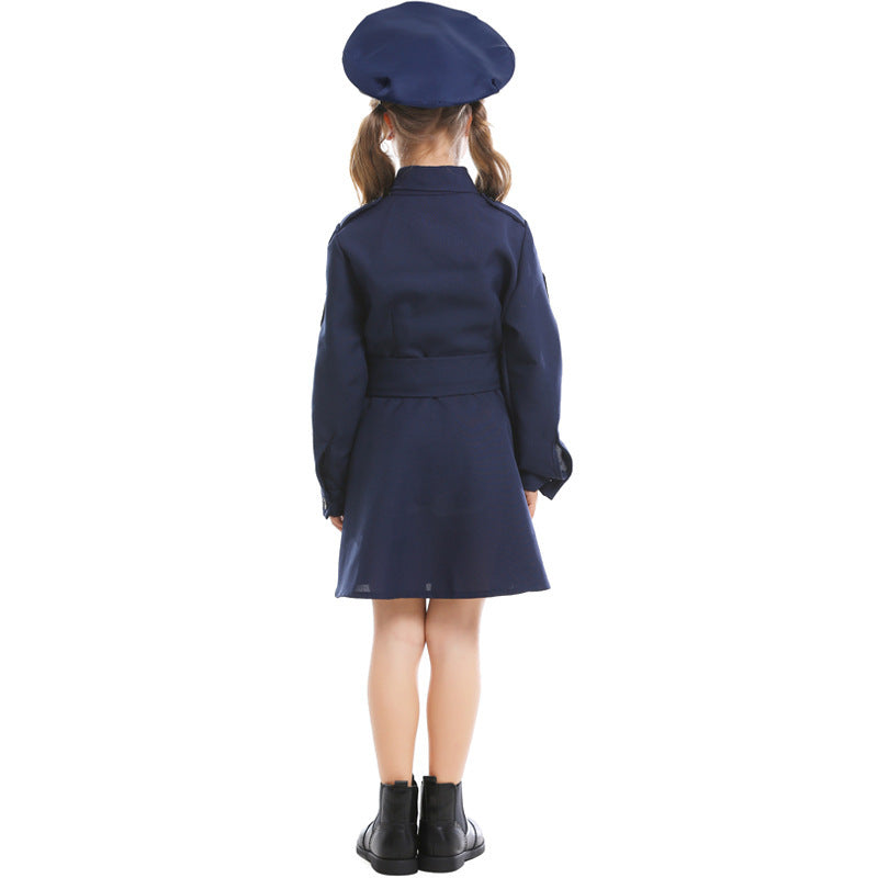 Damen Polizeikostüm mit Rock und Mütze Echo Archiv