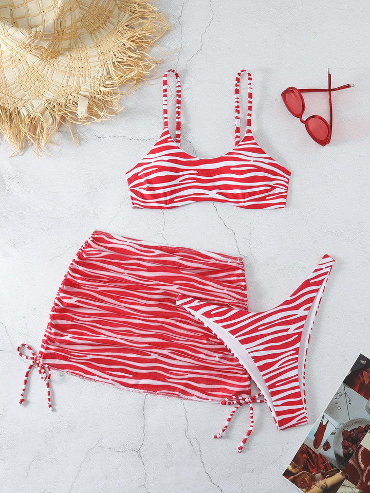 Damen Bikini Set mit verspieltem Rock Echo Archiv