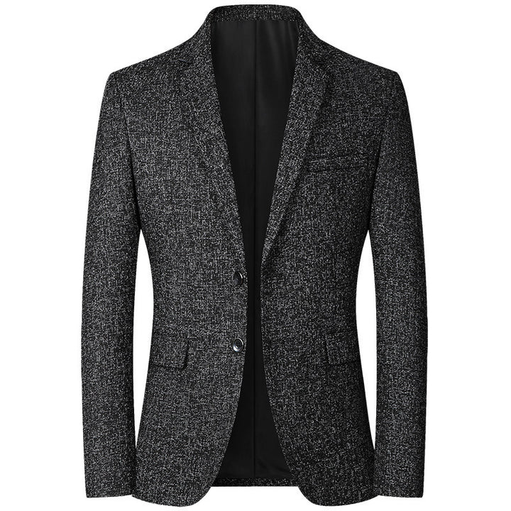Herren moderner und eleganter Blazer aus Strukturstoff Echoarchiv