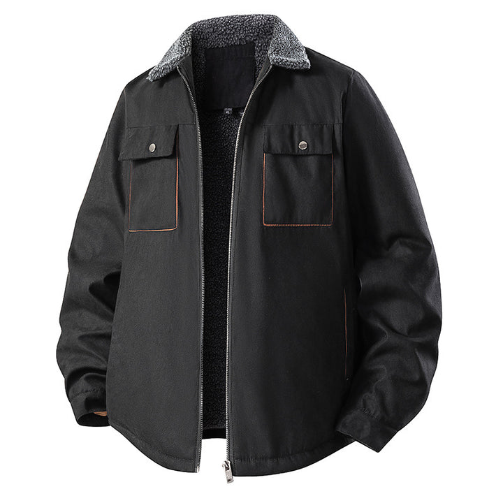 Herren Sportliche Übergangsjacke mit Fleecefutter und praktischen Taschen Echo Archiv
