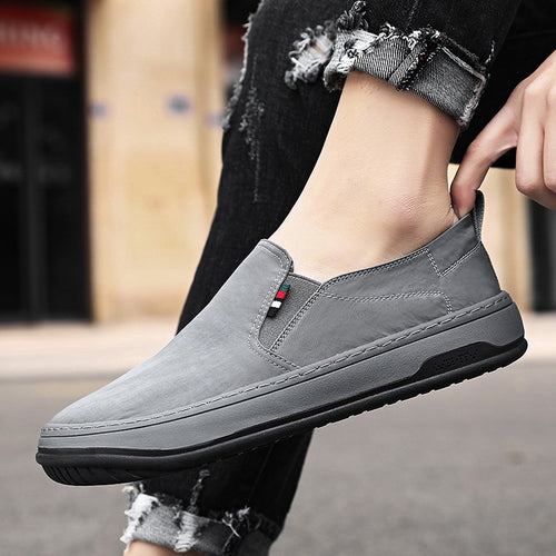Herren Minimalistischer Slip-On City-Sneaker aus Mikrofaser mit stoßdämpfender Komfortsohle – Norré